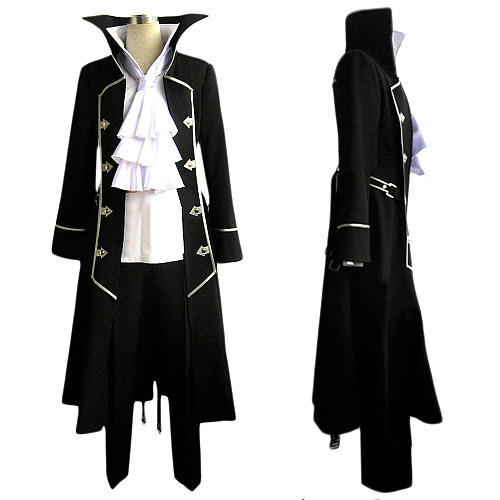 Gilbert Nightray Cosplay Costume – Black Uniform Fabric Outfit from Pandora Hearts [CK1452]
