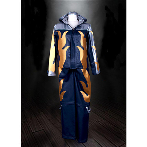 Tekken Jin Kazama Faux Leather Cosplay Costume [G148]