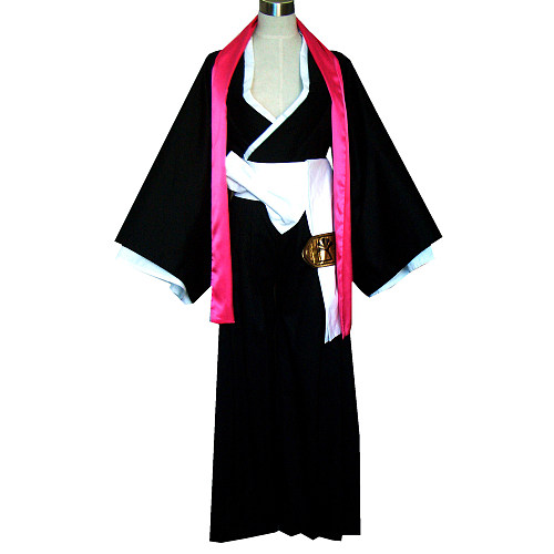 Bleach Matsumoto Rangiku Black Cotton Cosplay Costume [G344]