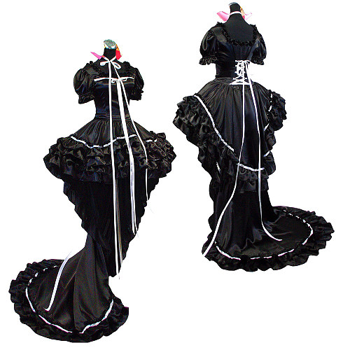 Freya (Black Chi) Chobits Satin Cosplay Dress – O Dress Series [G426]