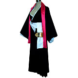 Bleach Matsumoto Rangiku Black Cotton Cosplay Costume [G344]