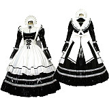 Black and White Sissy Maid Crossdressing Dress – Thin PVC Lockable [G407]