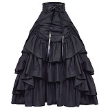 Black Cotton Layered Petticoat Skirt – Crossdressing Sissy Underskirt [G482]