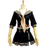Sucker Punch Babydoll Cotton Cosplay Costume – Sailor Schoolgirl Battle Outfit [G589]