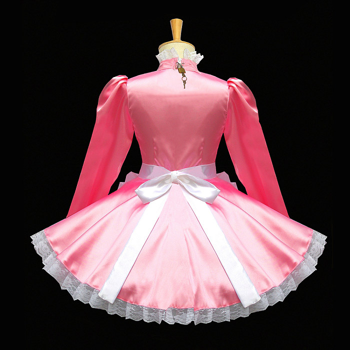 pink satin maid dress Hot Pink Cleo Satin Dress - Bridesmaid Dresses