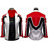 Tekken Leo Kliesen Faux Leather Cosplay Costume Set – Jacket, Vest, Gloves [G557]