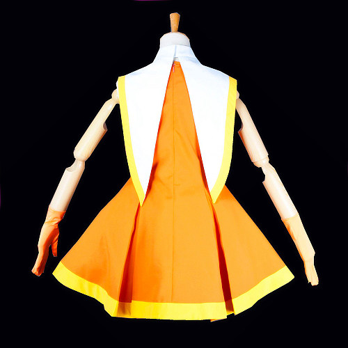 Cardcaptor Sakura Kinomoto Yellow Uniform Cosplay Costume Handmade [G725]