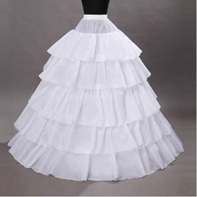 Layered White Crinoline Petticoat for Sissy Maid and Crossdressing Dresses – Soft & Voluminous [G733]