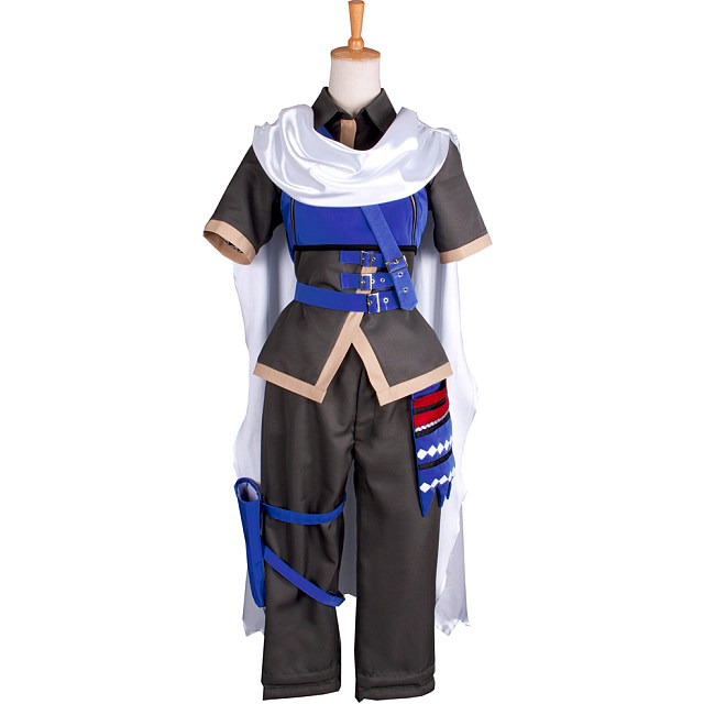 Final Fantasy VII Elfe Cosplay Costume Before Crisis Uniform Outfit [G728]