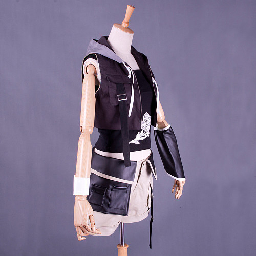 Yuffie Kisaragi Cosplay Costume – Final Fantasy VII FF7 Cotton Handmade Outfit [G764]