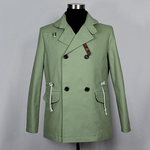 Sherlock Holmes Dr. John Watson Green Cotton Cosplay Jacket [G801]