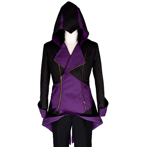 Assassin Creed Kenway Purple Hooded Cosplay Costume [G821]