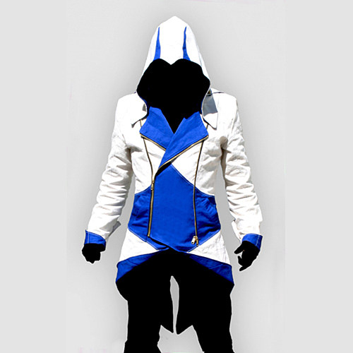 Assassin's Creed Kenway Inspired Cotton-Linen Hooded Cosplay Coat [G799]