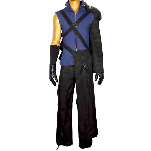Final Fantasy VII Cloud Strife Cotton Cosplay Costume with Harness Set [G807]