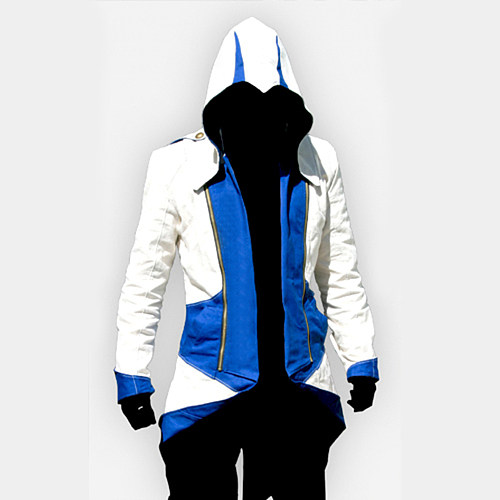 Assassin's Creed Kenway Inspired Cotton-Linen Hooded Cosplay Coat [G799]