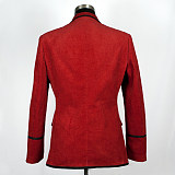 Doctor Who Third Doctor Red Cotton Cosplay Jacket [G803]