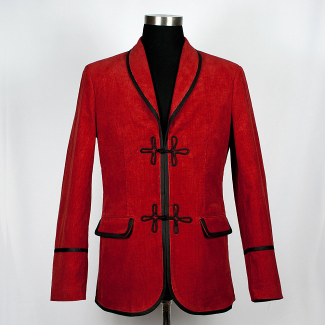 Doctor Who Third Doctor Red Cotton Cosplay Jacket [G803]