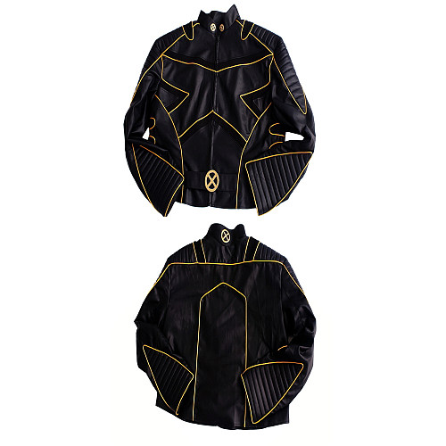 Wolverine Faux Leather Jacket Cosplay Costume – X-Men Logan Outerwear [G880]