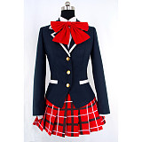 Shinka Nibutani School Uniform Cosplay Costume Demo Koi Ga Shitai! Handmade [G863]