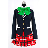 Kumin Tsuyuri School Uniform Cosplay Costume Demo Koi Ga Shitai! Handmade [G864]