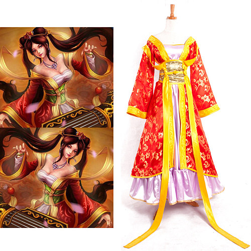 League of Legends Sona Buvelle Maven Of The Strings Princess Cosplay Dress [G892]