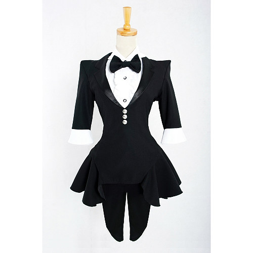 Magician Tailcoat Club Crossdressing Costume Handmade Cotton Outfit [G888]