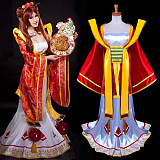 LOL Sona Maven Of The Strings Satin Cosplay Dress [G941]