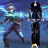 League of Legends Ezreal Faux Leather Cosplay Costume [G906]