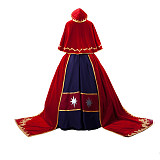 LOL Sona Maven Of The Strings Velvet Dress Cosplay Costume Gown [G928]