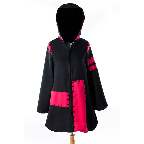 Vocaloid 2 Kagamine Rin Patchwork Cosplay Hoodie – Cotton Fabric [G929]