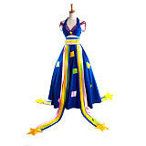 League of Legends Sona Maven of the Strings Tai Cosplay Costume Uniform Fabric [G996]