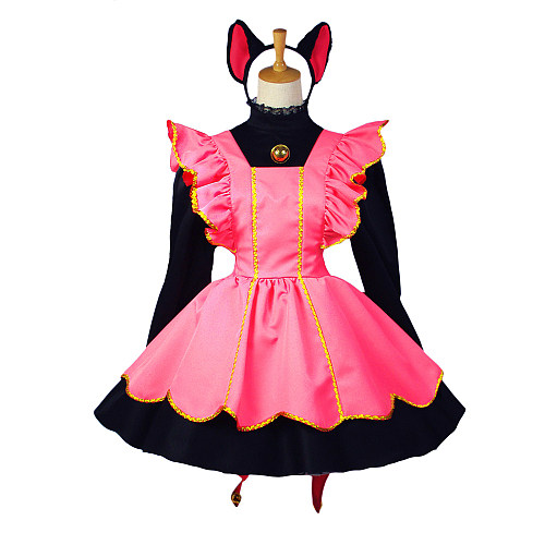 Cardcaptor Sakura Kinomoto Sakura Cat Outfit Cosplay Costume [G1066]