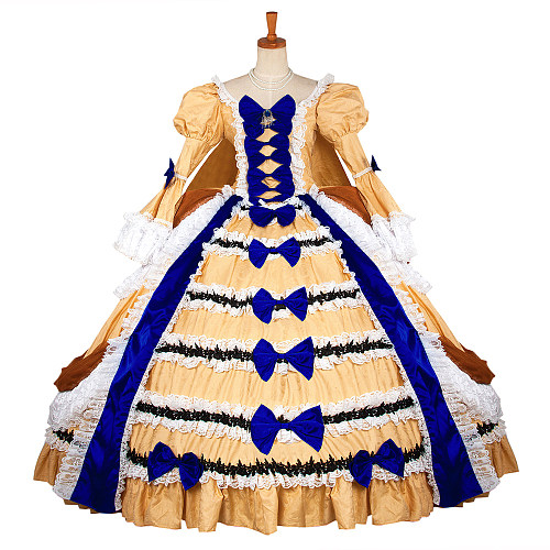 Lady Oscar Cosplay Cotton Victorian Gown – Oscar François de Jarjayes [G1086]