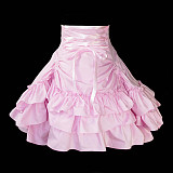 Sissy Maid Cotton Petticoat – Crossdressing Pink Ruffle Underskirt [G1061]