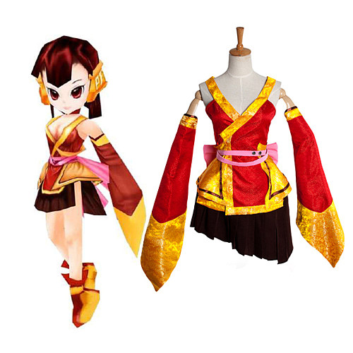 Long Kui Brocade Costume – The Legend of Sword and Fairy Cosplay Outfit [G1117]