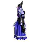 Eucliwood Hellscythe Cosplay Costume Satin Dress with Armor Set [G1111]