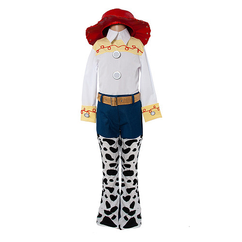 Toy Story Jessie The Yodeling Cowgirl Cosplay Costume – Cotton Fabric [G1110]