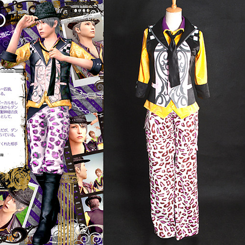 Dance Evolution Arcade Masato Yonamine Satin Cosplay Costume [G1109]