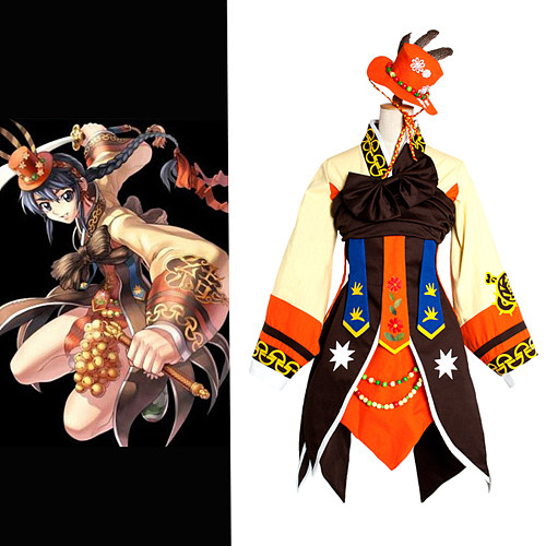 Soul Linker Cosplay Costume Custom Handmade Cotton Outfit [G1112]