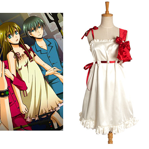 Heart no Kuni no Alice Cosplay Satin Dress Anime Costume [G1116]