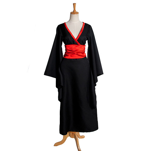Japanese Kimono Cosplay Costume Handmade Cotton Dress [G1114]