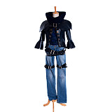 League of Legends Ezreal Faux Leather Cosplay Costume with Denim Pants [G1119]