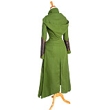 The Hobbit Tauriel Cotton-Linen Cosplay Costume with Faux Leather Armor [G1287]