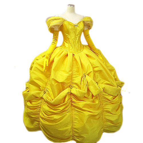 Disney Beauty and the Beast Belle Princess Taffeta Gown [G1226]