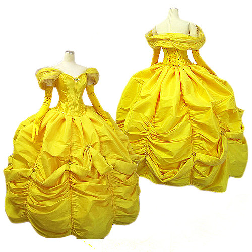 Disney Beauty and the Beast Belle Princess Taffeta Gown [G1226]