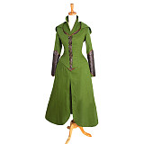 The Hobbit Tauriel Cotton-Linen Cosplay Costume with Faux Leather Armor [G1287]