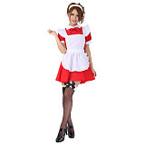 Lockable Cotton Sissy Maid Dress Cosplay Costume crossdressing – 2 Colors [G1252]