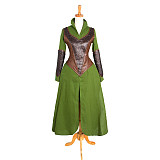 The Hobbit Tauriel Cotton-Linen Cosplay Costume with Faux Leather Armor [G1287]