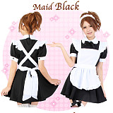 Lockable Cotton Sissy Maid Dress Cosplay Costume crossdressing – 2 Colors [G1252]