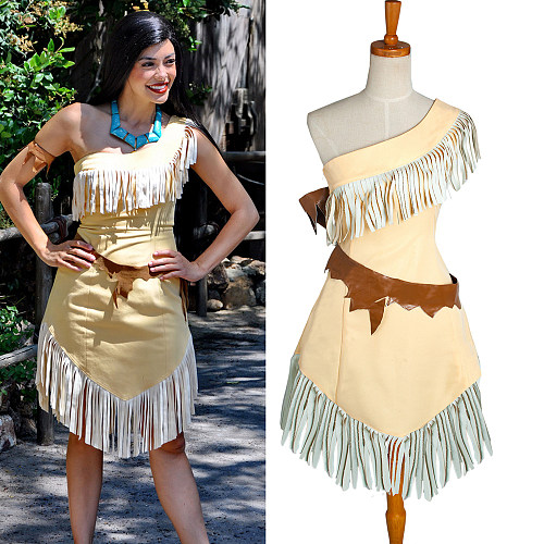 Pocahontas Cosplay Costume Uniform Fabric [G1241]